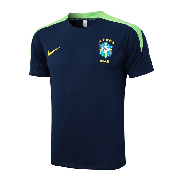 Trikot Trainingsshirt Brasilien 2024-2025 Blau Grün